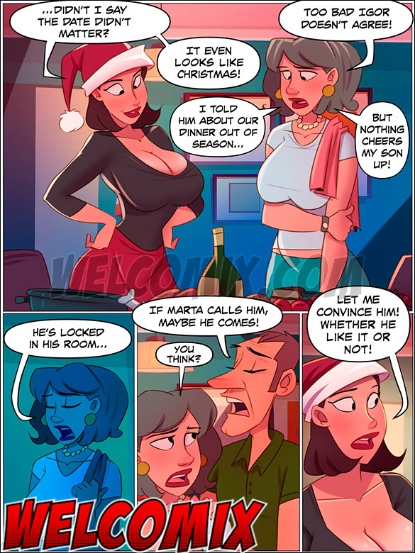Aunty will show you a thing to make you believe / This is a Madhouse / Merry belated Christmas / welcomix