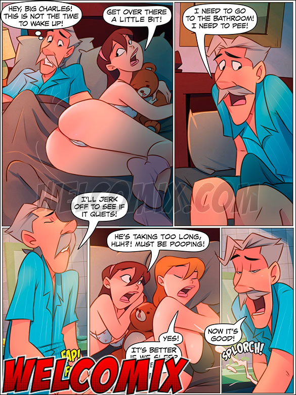 I'll jerk off to see if it quiets / The Naughty Home / Sleeping in the couple's room / welcomix