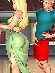 Eager to try their luck with the milf / Aunt, Cousins and co. / Gang Bang with Elisa / welcomix