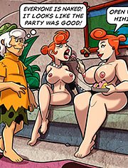 Get this dick in between my boobs, Bamban / The Flintstoons / Big Birthday Orgy / welcomix